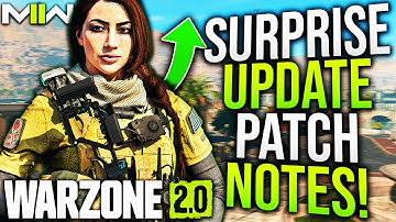 WARZONE: All SURPRISE UPDATE PATCH NOTES & Gameplay Changes! (MW2 New Update)