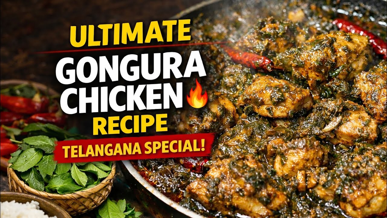 Ultimate Gongura Chicken Recipe | Telangana Special | Spicy & Tangy Chicken Curry