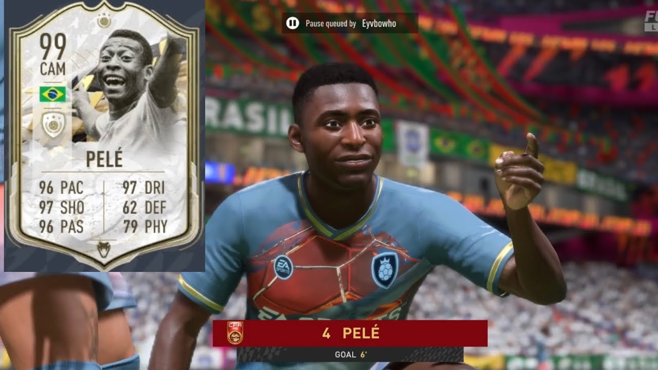 THE BEST CARD IN FIFA 22!!! 99 prime icon moments PELE review!!!