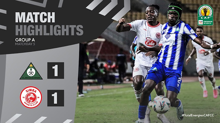 HIGHLIGHTS | FC Bravos Do Maquis 🆚 Simba SC | Matchday 5 | 2024/25 #TotalEnergiesCAFCC