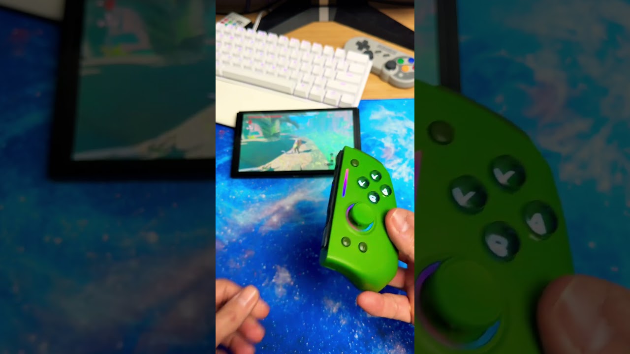 Assigning face buttons to the back buttons on the Hyperion Pro by NYXI. 