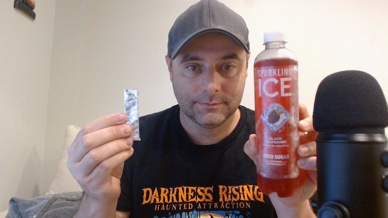 ASMR Drink Review and Gum Chewing Long Ramble
