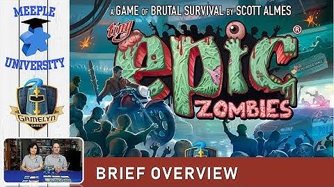 Tiny Epic Zombies Board Game – What to Expect, Brief Overview (PUNCHY👊 rules overview!)