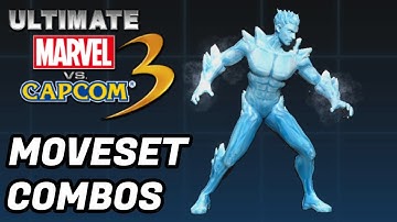 ICEMAN ON UMVC3! (MOVESET/COMBOS)