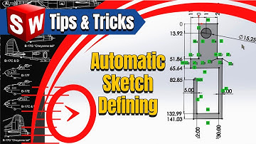 Sketch Faster With a Single Click Using the "Fully Define Sketch" Tool in Solidworks