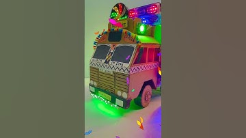 mini dj truck setup #tractor #djsetup #djloading #mindjsetup #djtruck #toys #amplifier #tractordj