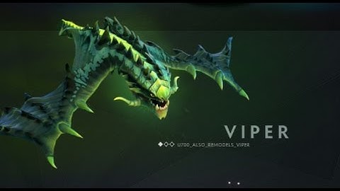 Dota 2 Viper New Model Remodel - Patch 7.00