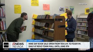 Friends of Washoe County Library holding Nine-Day Book Sale