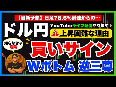 【FXドル円最新予想】買いサイン！見逃すと損します