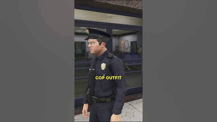 What Happens If You Dress as a Cop in GTA 5? 👮‍♂️ #gta5 #shorts