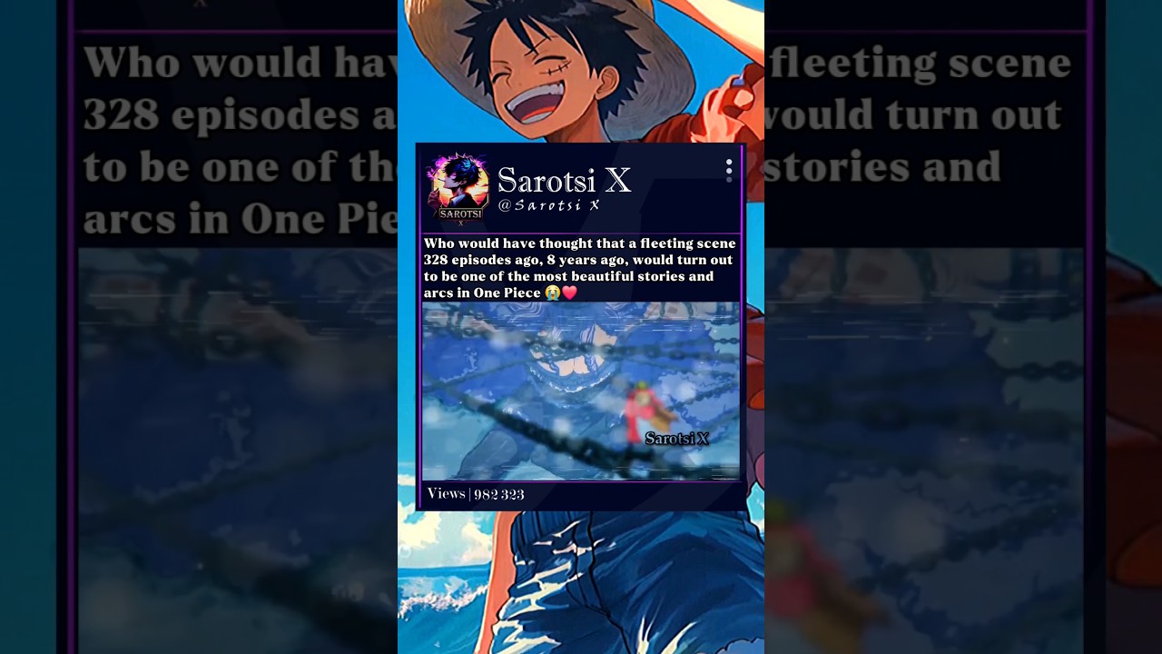 The greatest arc in One Piece😭 
