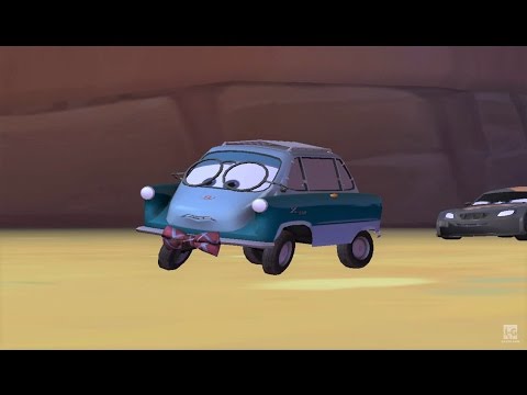 Cars 2 The Game Young Professor Z Race Gameplay