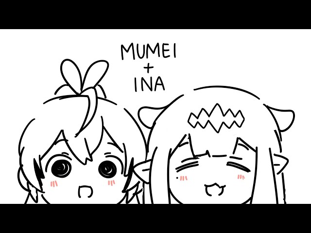 【COLLAB】Drawing with INA !! yum yumのサムネイル