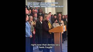 Senate President Spilka Stands with the Healey-Driscoll Administration on ICE Protections