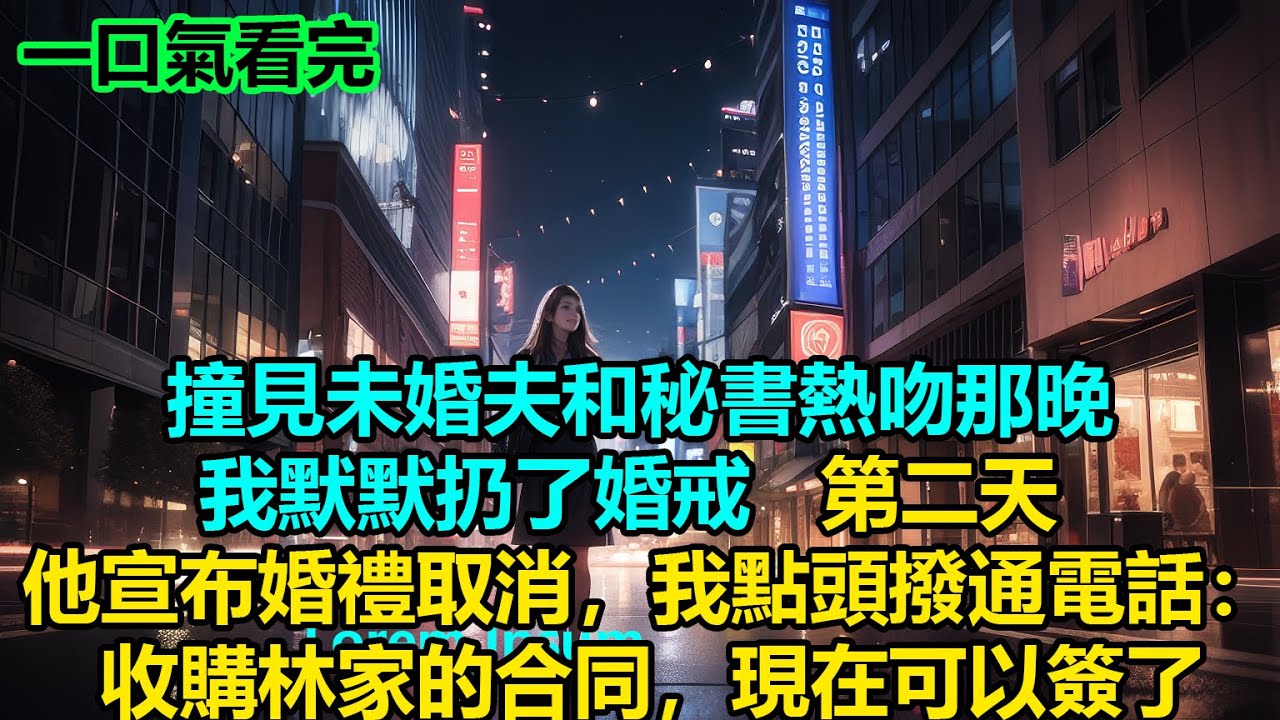 撞見未婚夫和秘書熱吻那晚,我默默扔了婚戒  ,第二天他宣布婚禮取消，我點頭撥通電話：收購林家的合同，現在可以簽了