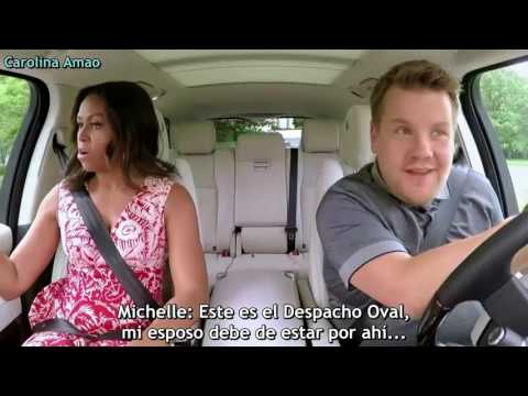 First Lady Michelle Obama Carpool Karaoke「Sub Español」P. 1 | By Carolina Amao