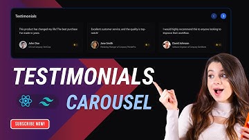 Build a Slider using reactjs and tailwind css | Testimonials | Swiper