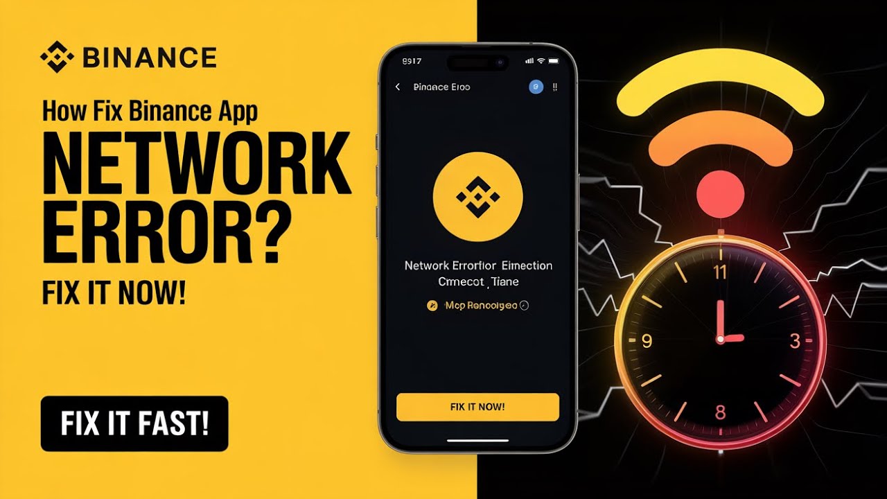 How to Fix Binance App ‘Network Error’ or ‘Connection Timeout’