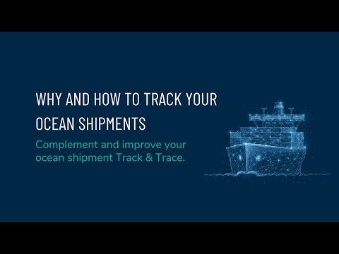 Youredi Best Practices Series: Why and How to Track Your Ocean Shipments.