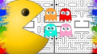 Desenhos de Jogo Pacman 1 para Colorir e Imprimir 