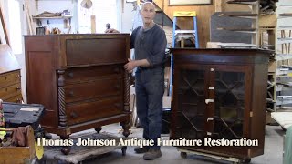 Rescuing an Antique Butler's Chest & Bookcase  Thomas Johnson Antique Furniture Restoration