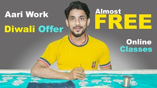 Aari Work Online Classes Diwali Offer | FREE | Aari Work Classes | #aariwork #aariclass Aari Needles