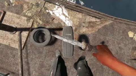 *I LEVITATED WITH A TIRE* IN (Stranded Deep)