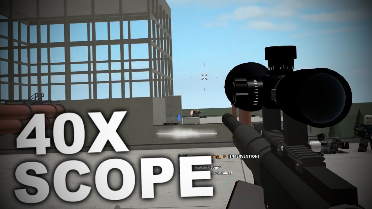 The 40x Scope In Phantom Forces Youtube - roblox phantom forces how to zoom out with a scope youtube