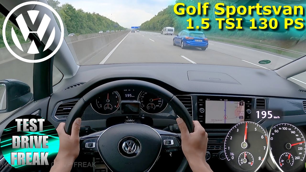 2020 Volkswagen Golf Sportsvan 1.5 TSI 130 PS TOP SPEED AUTOBAHN