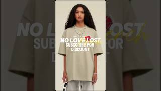 No Love Lost, No Love Found Oversized T Shirt By Swaganese