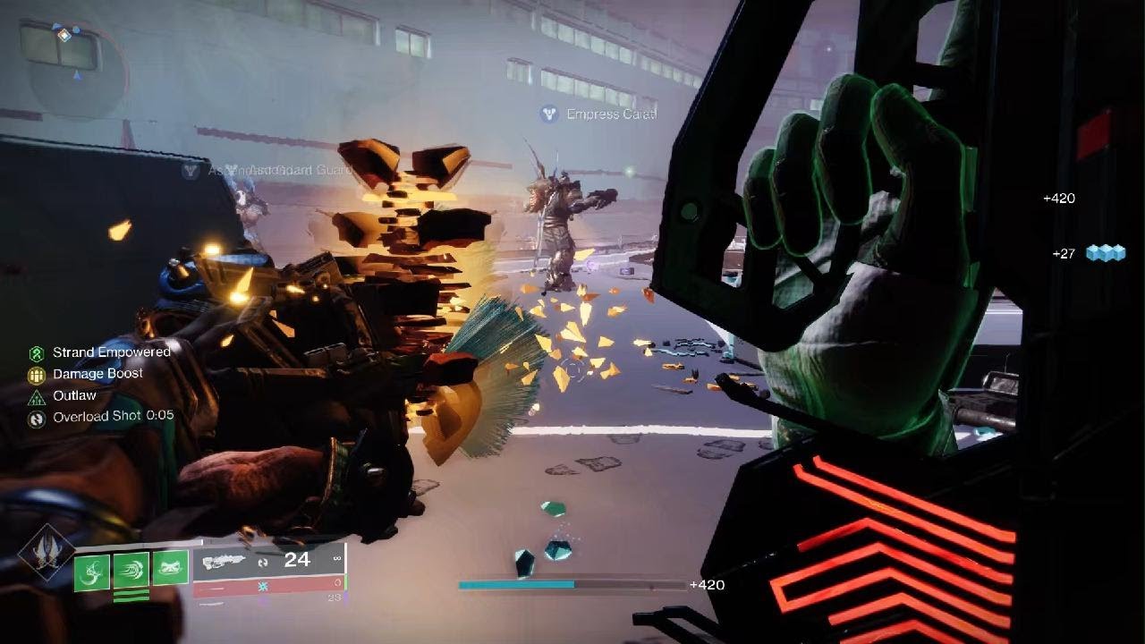 Destiny 2 lightfall ending and fight scenes - YouTube