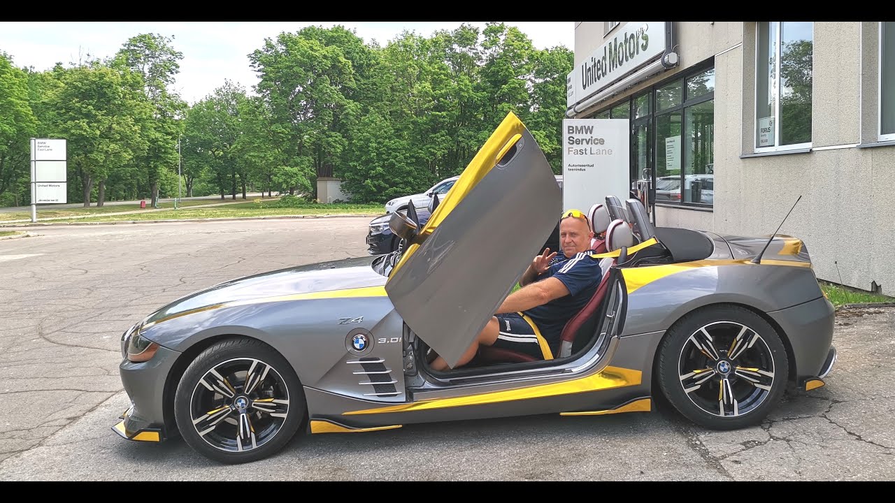 BMW Z4 E85 Lambo Style Doors, Estonia. Some restyling ideas. 999USD YouTube