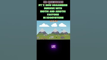 PART 7: 3-D Questions from STEAMspirations: Biotic & Abiotic Factors in Ecosystems 🌿