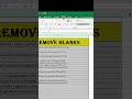 How to Remove Blanks in Excel in Seconds | Quick &amp; Easy Tutorial