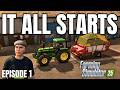 I Start My Farm in Scotland. | Farming Simulator 25