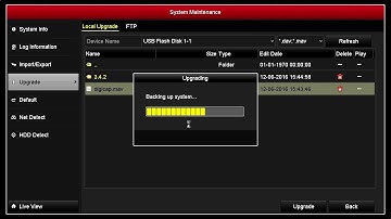 Hướng dẫn nâng cấp firmware đầu ghi hình