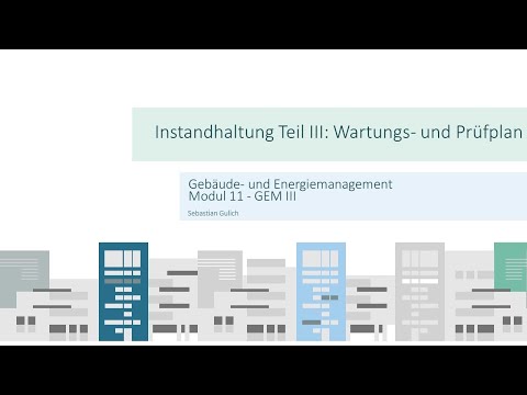 GEM3 SSM25 Instandhaltung Teil 3 - Wartungs- und Prüfplanung