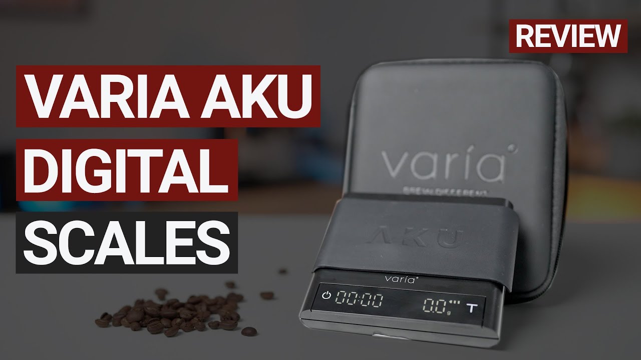 Varia AKU Coffee Beans Scale Silver/Black/White Coffee Making JAPAN NEW