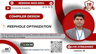 CD55: Peephole Optimization | Code Generation and Optimization in Compiler Design