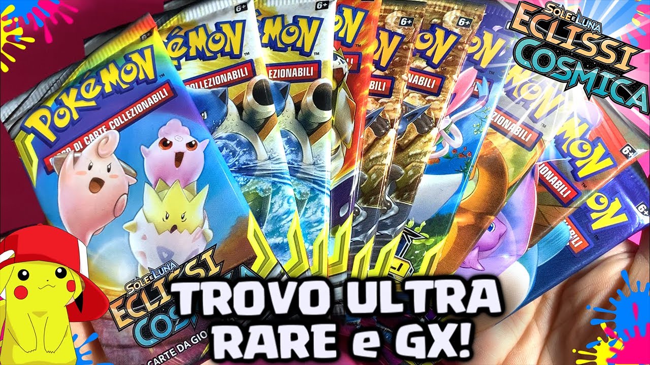 Trovo POKEMON GX, FULL ART e RARE SEGRETE! 😍 Apro 10 pacchetti di Carte ...
