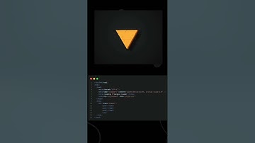 Creating Round Triangle | HTML | CSS | JavaScript #youtubeshorts #webdesign