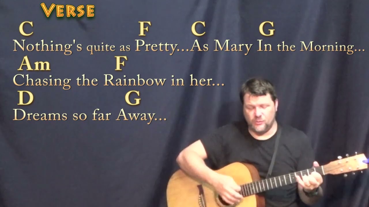 Mary In The Morning (Al Martino) Strum Guitar Cover Lesson in C with Chord/Lyrics