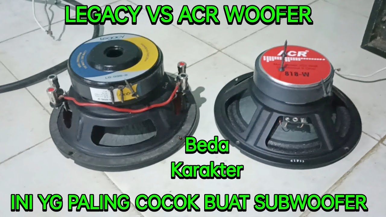 Legacy 896 VS ACR 818 W, mana yg paling mantap?