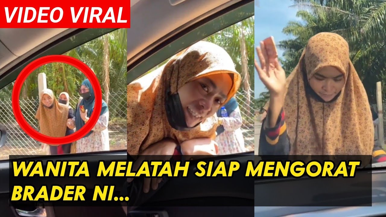 Jumpa Wanita Kuat Melatah Tepi Jalan, TENGOK Apa Brader Ni Buat..