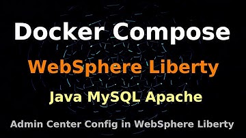 Docker Compose for Java WebSphere Liberty, MySQL, Apache | Admin Center Config in WebSphere Liberty
