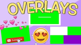 Details GREEN SCREEN OVERLAYS (title, subscribe, transitions, like) Update