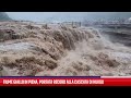 Fiume Giallo in piena, portata record alla Cascata di Hukou