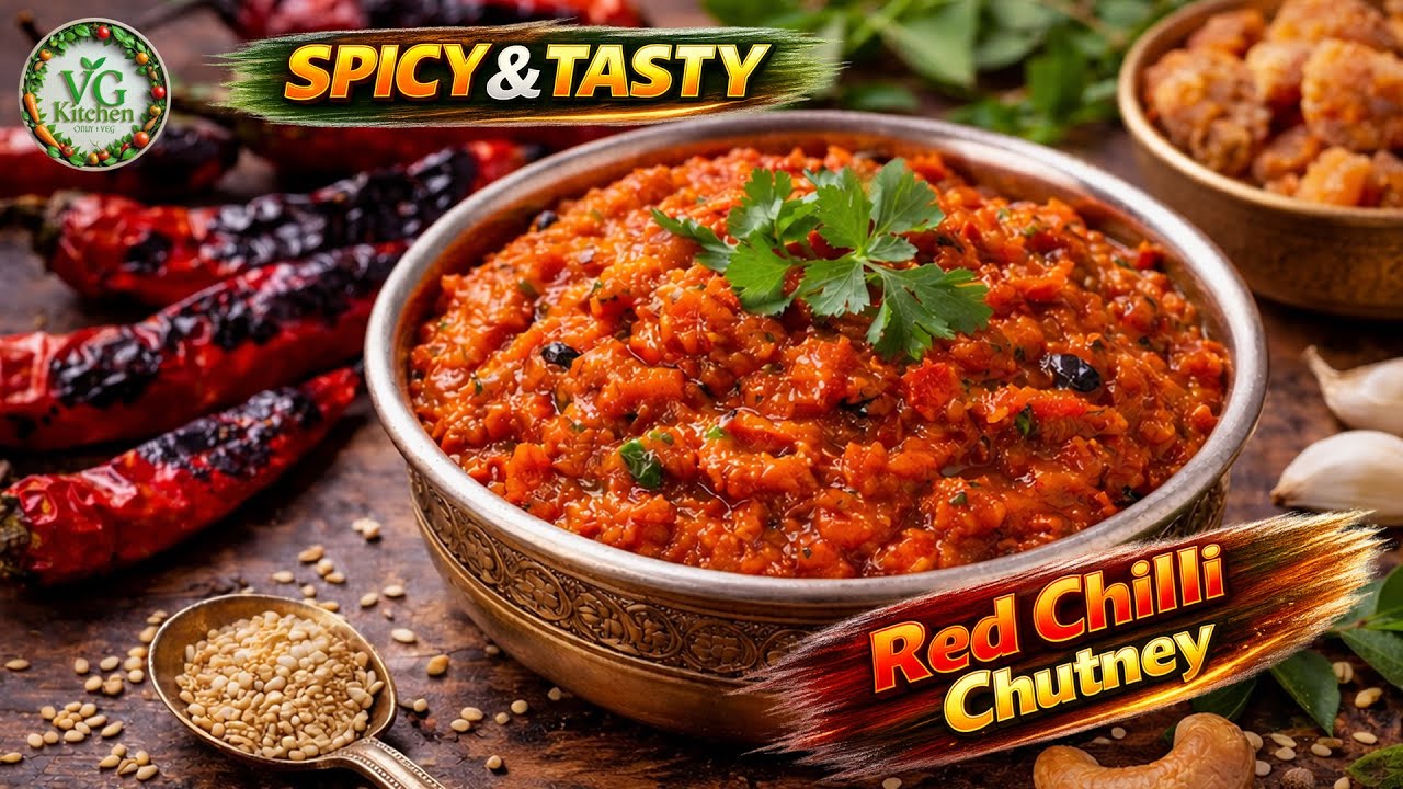 ಹಳ್ಳಿ ಸ್ಟೈಲ್ ಖಾರವಾದ ಮೆಂತ್ಯ ಚಟ್ನಿ 100%👌 | Spicy Red Chilli Chutney Recipe 