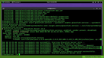 How To install GlassFish Application Server with Apache on Rocky Linux 8.5