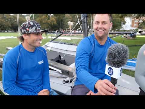 2019 JJ Giltinan 18' Skiff Championships - Race 1 Kiwi Catch Up